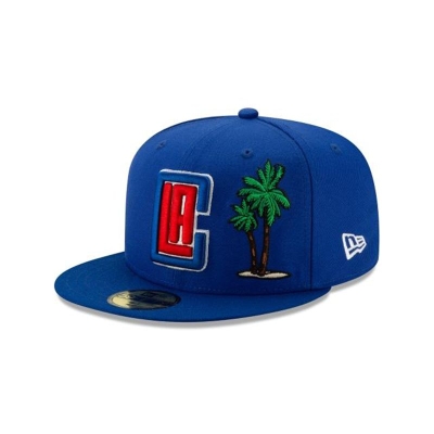 Los Angeles Clippers Gorra | New Era NBA Team Describe 59fifty Fitted Cap Mexico - Azules